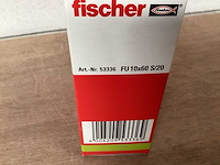 Fischer 53336 hollewandplug 10x60 met schroef, doos 10 stuks (108x) - afbeelding 5 van  5