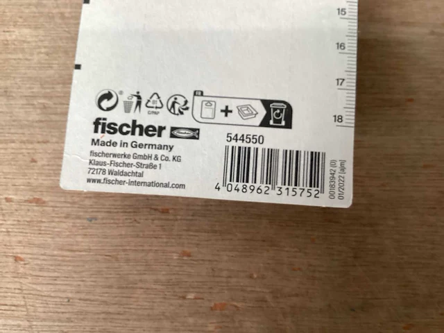 Fischer 544550 nylon slagplug met schroef 6x80 blister 4 stuks (60x) - afbeelding 6 van  6