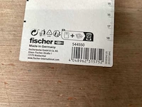 Fischer 544550 nylon slagplug met schroef 6x80 blister 4 stuks (60x) - afbeelding 6 van  6