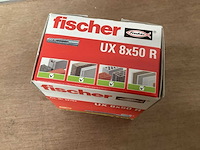 Fischer 62762 ux plug 8 x 50, doos 50 stuks (34x) - afbeelding 2 van  4