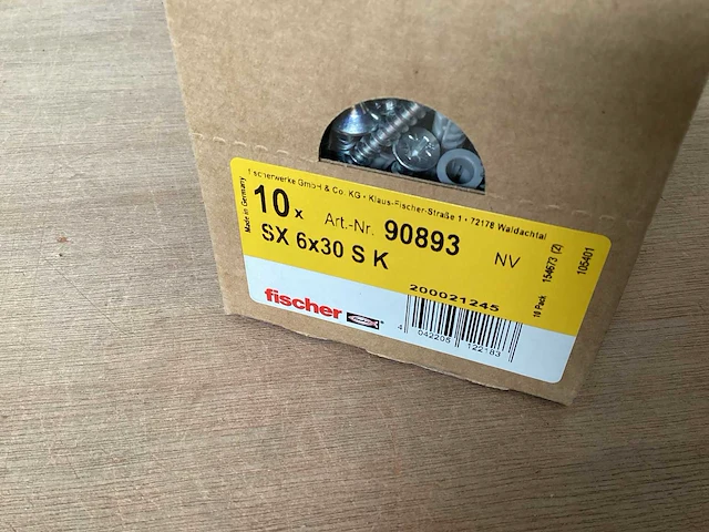 Fischer 90893 plug met schroef blister 15 stuks (135x) - afbeelding 3 van  5