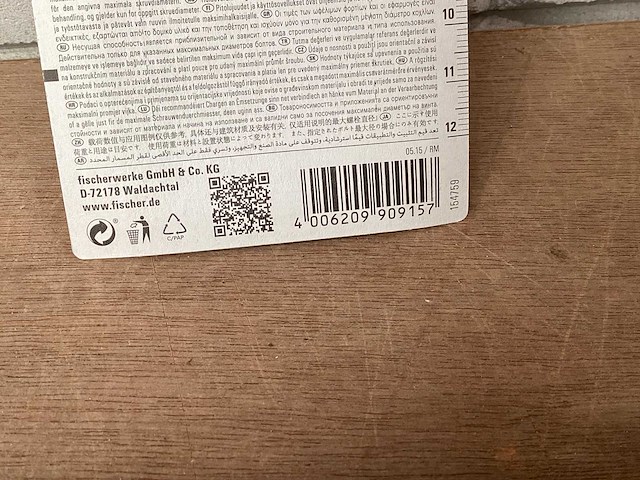 Fischer 90915 hollewandplug pd10 met schroef, 5 stuks (200x) - afbeelding 4 van  4