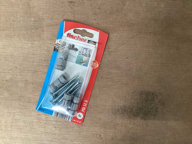 Fischer 90916 hollewandplug pd12 met schroef, 4 stuks (40x) - afbeelding 1 van  4