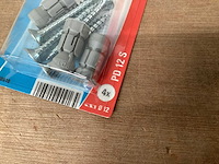 Fischer 90916 hollewandplug pd12 met schroef, 4 stuks (80x) - afbeelding 1 van  4