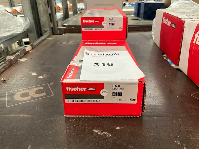 Fischer. ea ll.m10x30. stalen verankering 50 stuks/ box. (3x) - afbeelding 2 van  2