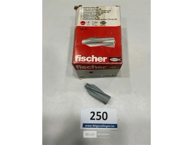 Fischer gasbetonpluggen gb10 20 stuks - afbeelding 1 van  3