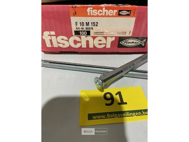 Fischer kozijnplug f 10 m 152 verzinkt staal 100 stuks - afbeelding 3 van  3