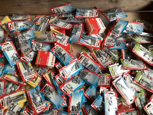 Fischer mix kavel bevestigingsmaterialen (130x) - afbeelding 1 van  6