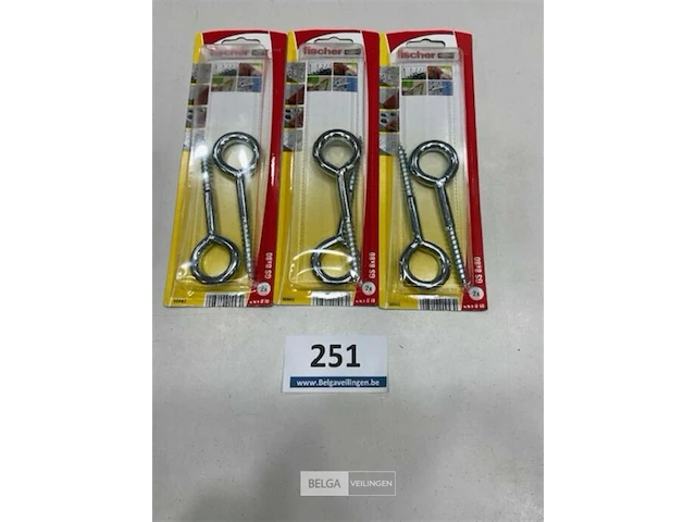 Fischer oogschroef gs8 x 80 k 3x2 stuks - afbeelding 1 van  3
