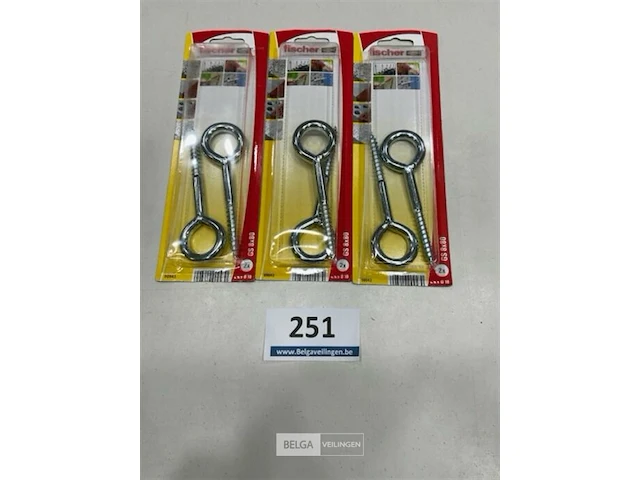 Fischer oogschroef gs8 x 80 k 3x2 stuks - afbeelding 3 van  3