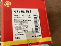 Fischer slagplug 6 x 80, doos 50 stuks (20x) - afbeelding 3 van  3