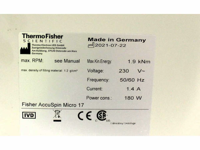 Fisher™ - accuspin micro 17 - 2021 - afbeelding 2 van  2