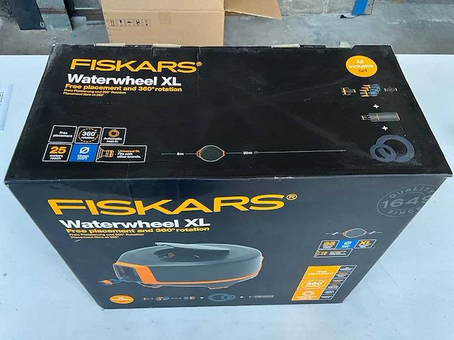 Fiskars automatische slanghaspel xl 25 m - afbeelding 5 van  10