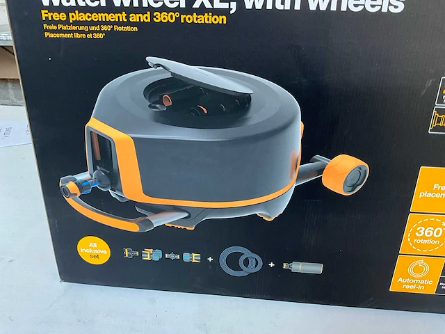 Fiskars automatische slanghaspel xl 27 m - afbeelding 6 van  11