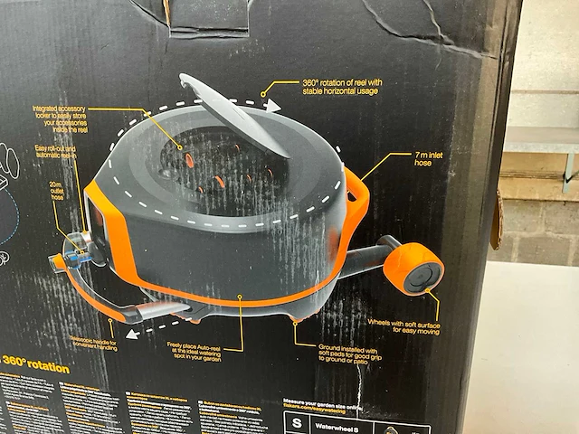 Fiskars automatische slanghaspel xl 27 m - afbeelding 11 van  11