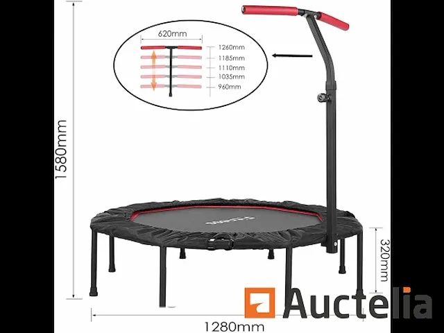 Fitness trampoline ø 127cm - afbeelding 1 van  5