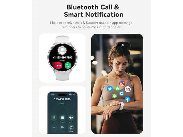 Fitonme smartwatch - afbeelding 2 van  5