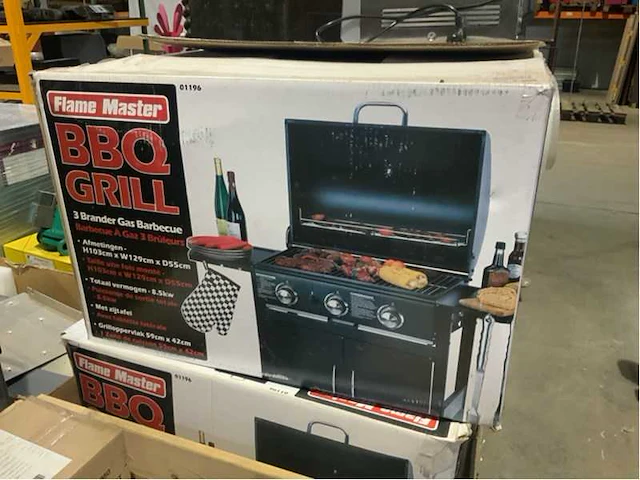 Flame master barbecue - afbeelding 5 van  5