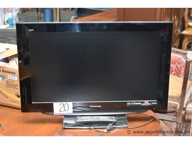 Flat tv panasonic, tx-32lzd80f, zonder kabels, zonder afstandsbediening, werking niet gekend - afbeelding 1 van  2