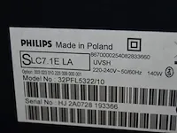 Flatscreen tv philips slc7.1a la met afstandsbediening - afbeelding 6 van  6