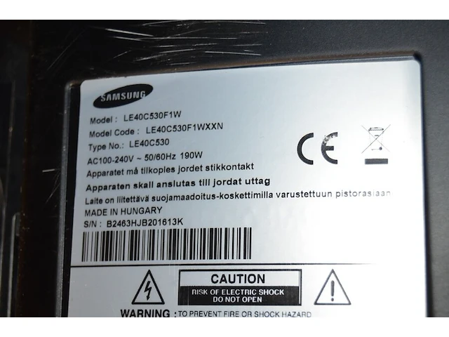 Flatscreen tv samsung le40c530f1w - afbeelding 6 van  6