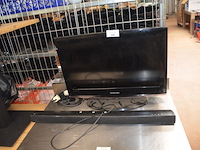 Flatscreen tv samsung met soundbar lg - afbeelding 2 van  5