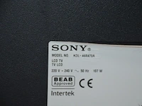 Flatscreen tv sony kdl-46r470a met afstandsbediening - afbeelding 6 van  6