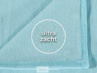 Fleece deken blauw - afbeelding 5 van  11