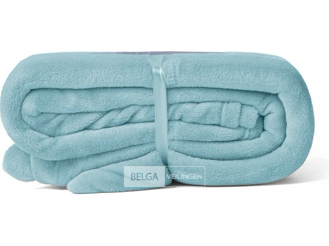 Fleece deken blauw - afbeelding 7 van  11