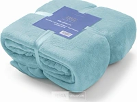 Fleece deken blauw - afbeelding 9 van  11