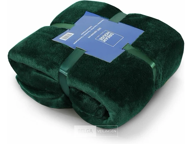 Fleece deken groen - afbeelding 7 van  7