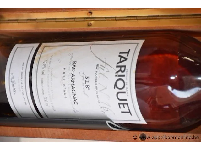 Fles à 70cl armagnac tariquet no 16 52,5% - afbeelding 2 van  2