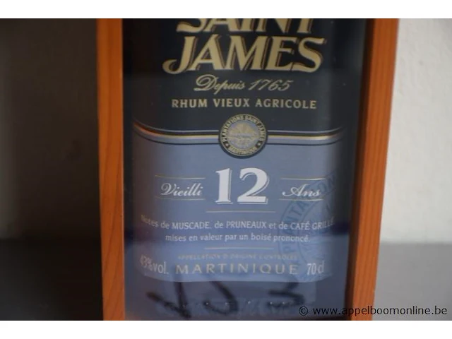 Fles à 70cl rum saint james 12yr 43% - afbeelding 2 van  2