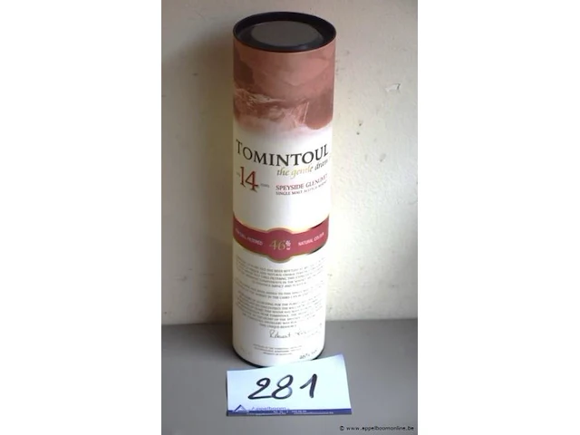 Fles à 70cl whisky tomintoul 14yr 40% - afbeelding 1 van  2