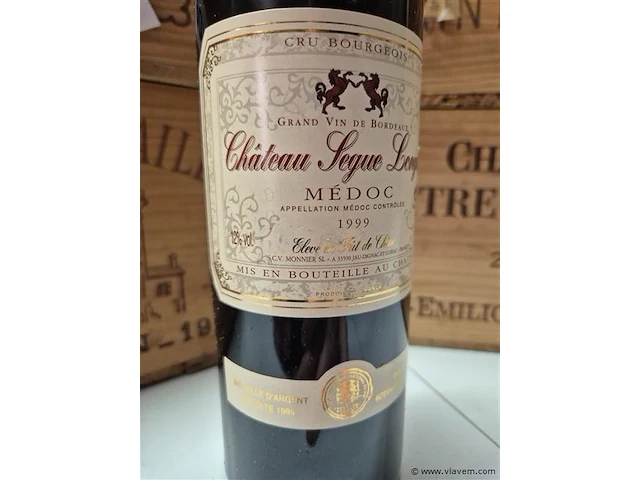 Fles chateau segue longue 1999, kasteelwijn - afbeelding 2 van  4