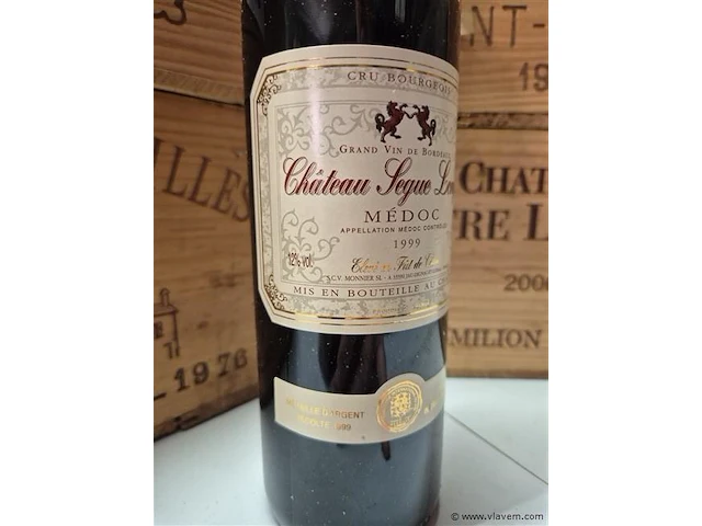 Fles chateau segue longue 1999, kasteelwijn - afbeelding 2 van  4
