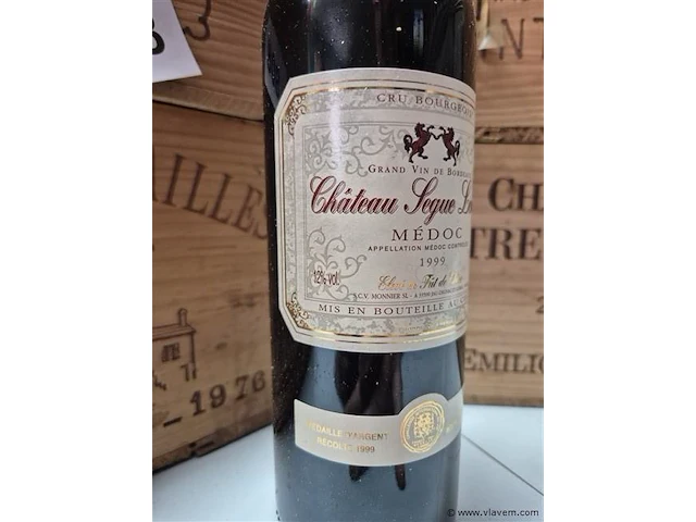 Fles chateau segue longue 1999, kasteelwijn - afbeelding 2 van  4