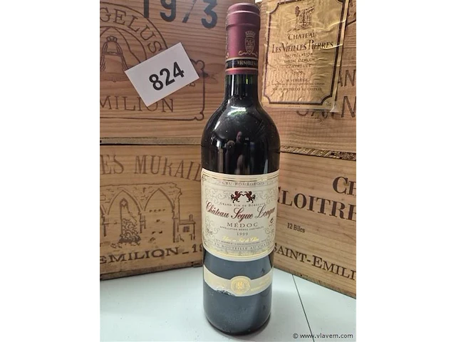 Fles chateau segue longue 1999, kasteelwijn - afbeelding 1 van  4
