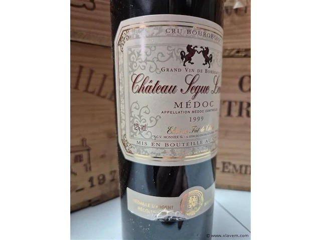 Fles chateau segue longue 1999, kasteelwijn - afbeelding 2 van  4