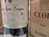 Fles chateau segue longue 1999, kasteelwijn - afbeelding 3 van  4