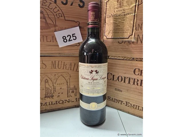 Fles chateau segue longue 1999, kasteelwijn - afbeelding 1 van  4