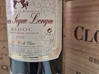 Fles chateau segue longue 1999, kasteelwijn - afbeelding 3 van  4