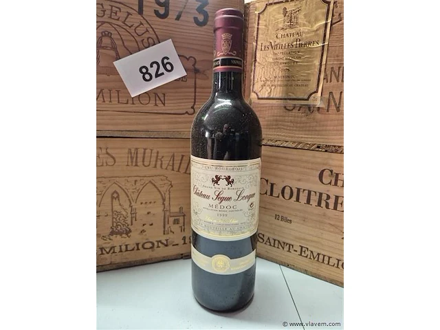 Fles chateau segue longue 1999, kasteelwijn - afbeelding 1 van  4