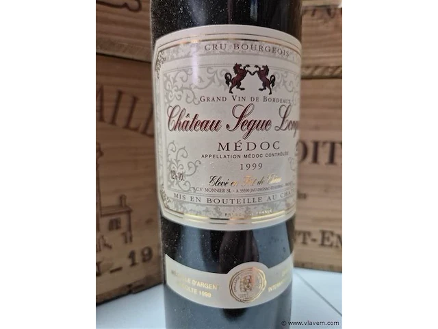 Fles chateau segue longue 1999, kasteelwijn - afbeelding 2 van  4