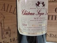 Fles chateau segue longue 2000, kasteelwijn - afbeelding 2 van  4