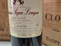 Fles chateau segue longue 2000, kasteelwijn - afbeelding 3 van  4
