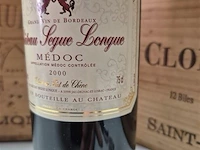 Fles chateau segue longue 2000, kasteelwijn - afbeelding 3 van  4