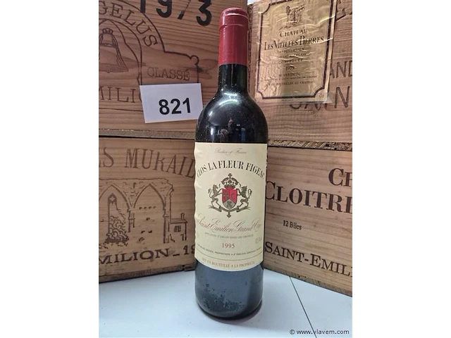 Fles clos la fleur figeac 1995, domeinwijn - afbeelding 1 van  4
