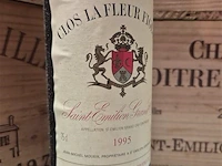 Fles clos la fleur figeac 1995, domeinwijn - afbeelding 2 van  4