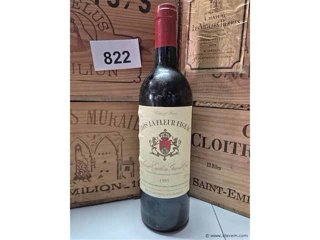 Fles clos la fleur figeac 1995, domeinwijn - afbeelding 1 van  4